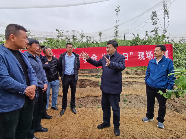 中国农技协水果专委会延安“科技日”活动